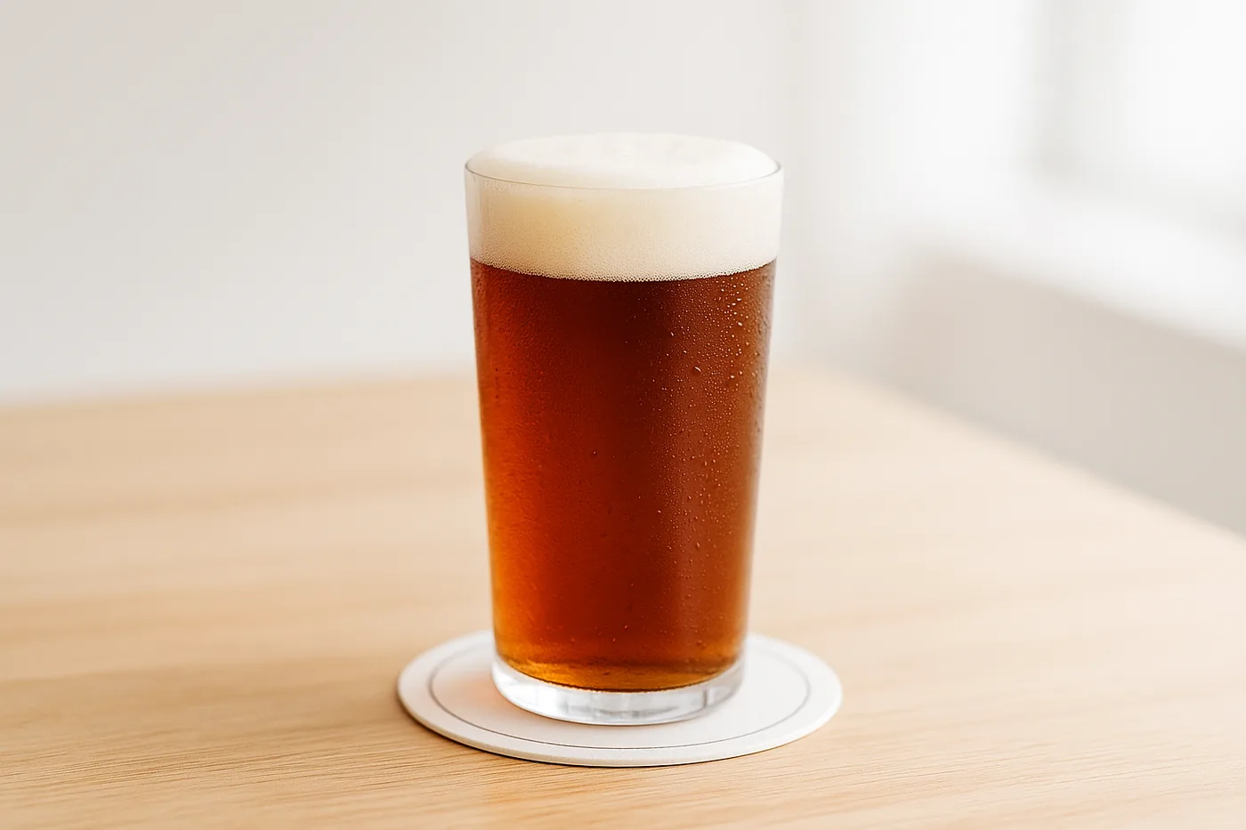 A glass of Düsseldorf Altbier