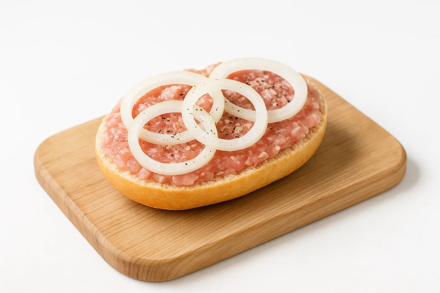 Minced-pork roll with onion