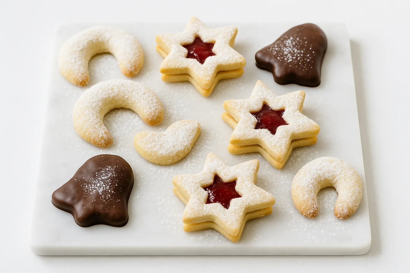 Christmas biscuits, nine kinds